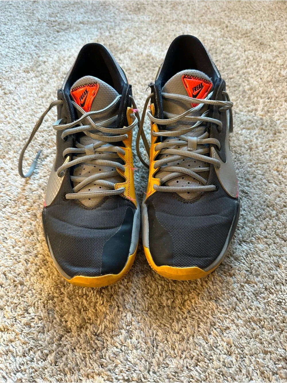 Nike Zoom Freak 2 Taxi- Black, Gray & Yellow